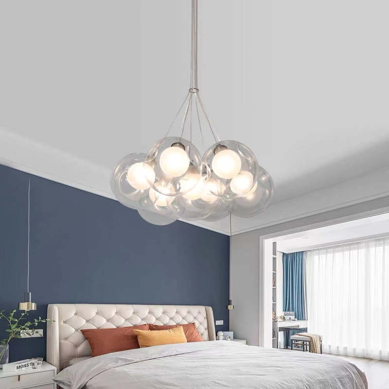Lampe à suspension moderne à bulles Valentina, 5 styles