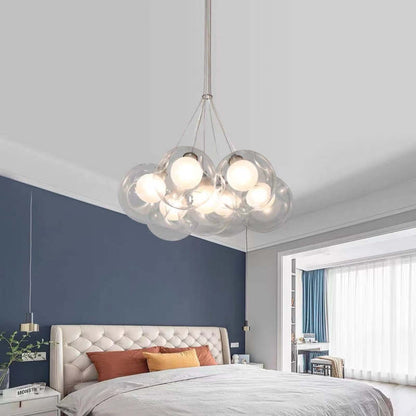 Lampe à suspension moderne à bulles Valentina, 5 styles