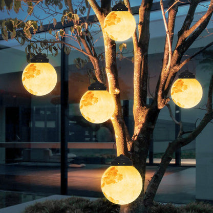 Ray Moon Moderne Bubble Glod Pendelleuchte, Metall/Harz/Fiberglas