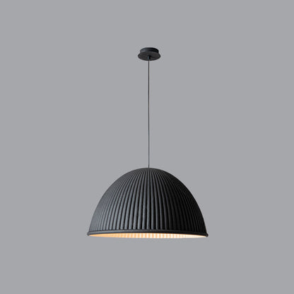 Valentina Modern Semi Resin Pendant Light, Grey/Black/White