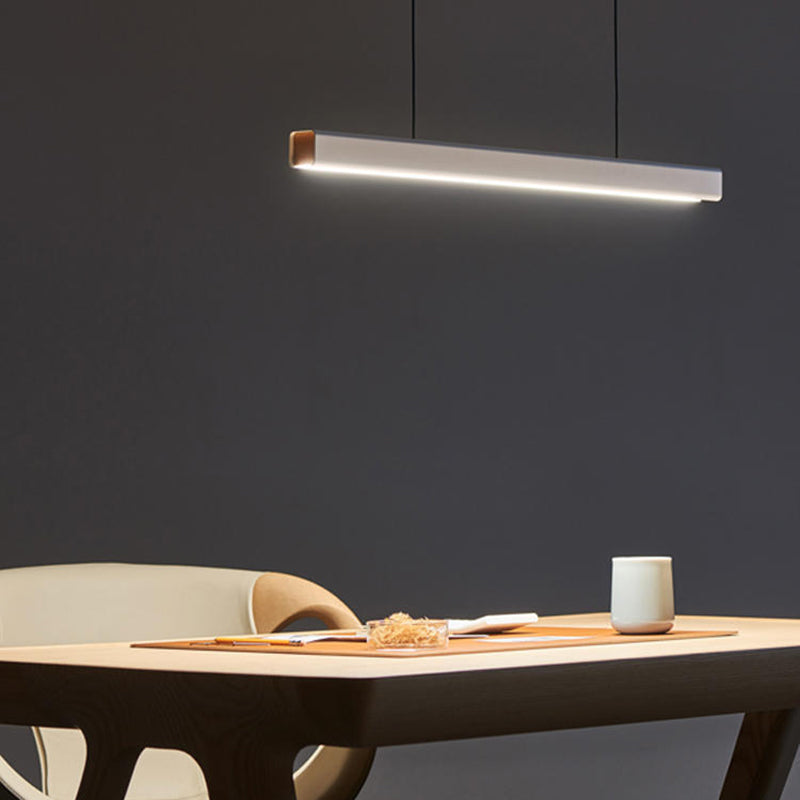 Orva Minimalist Classic Black & White Linear Pendant Light