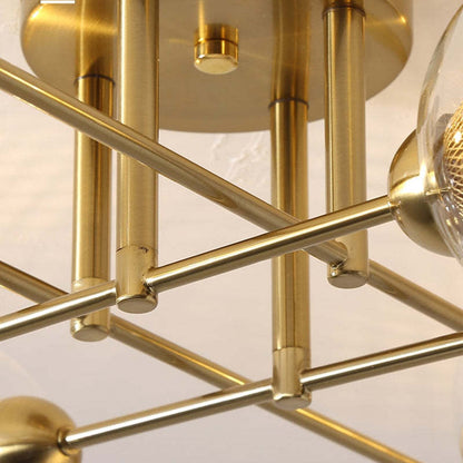 Valentina Lustre globe industriel en verre LED, 6 styles