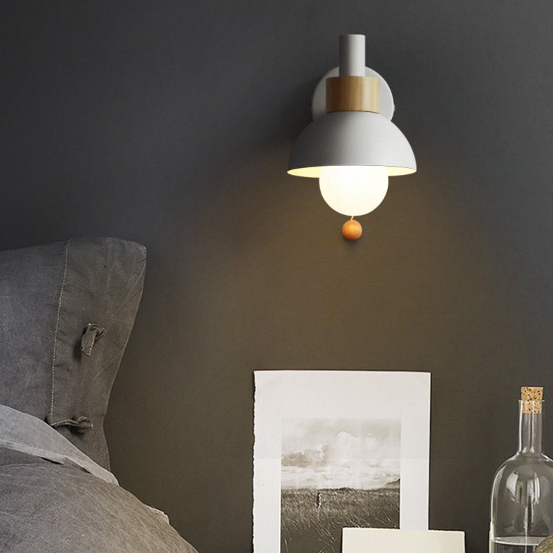 Valentina Applique Murale LED Moderne Métal Verre Chambre Blanc/Jaune/Rose/Vert