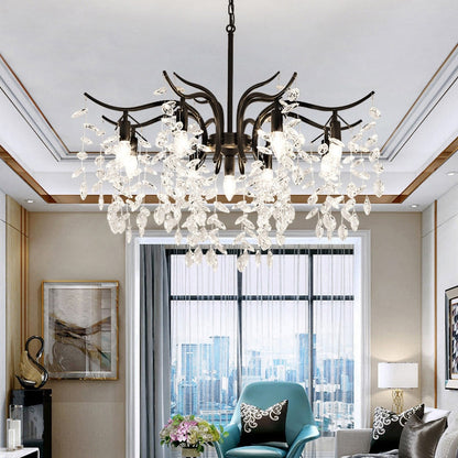 Kristy Luxury Wisteria Flower Crystal Chandelier