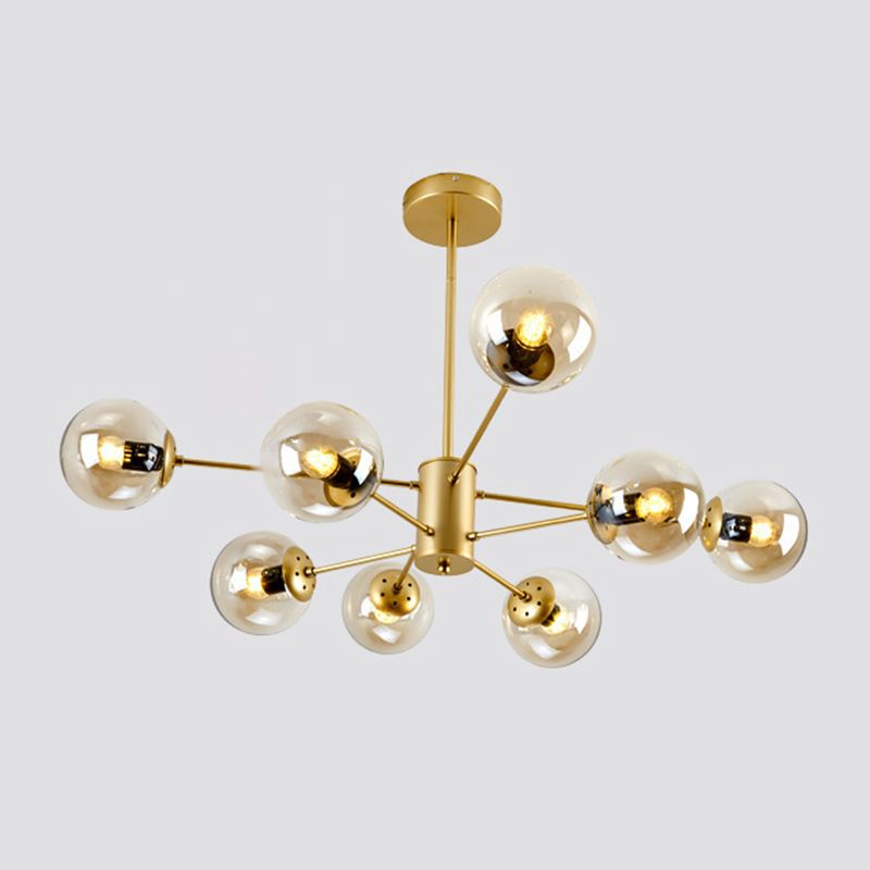 Valentina Designer Simple Nordic Pendelleuchte, Schwarz/Gold