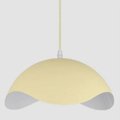 Valentina Colorful Shade Single Pendant Lights, Wood & Metal