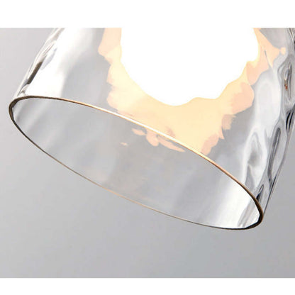 Arisha minimalistische geometrische Glas-Pendelleuchte, Esszimmer