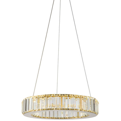 Kristy Elegant Round Crystal Chandelier, Clear