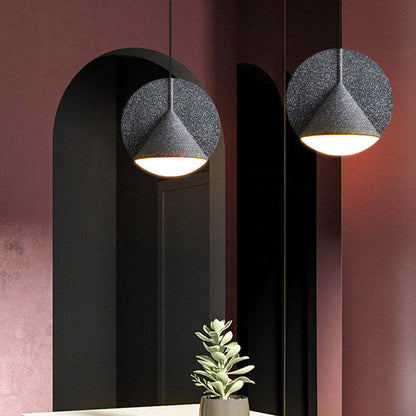 Lampe suspendue à abat-jour coloré à LED moderne Arisha