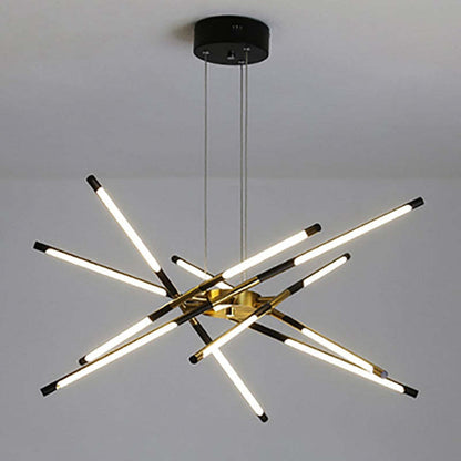 Arisha Pendant Light, Black/Gold, 6/8/10/12 Heads