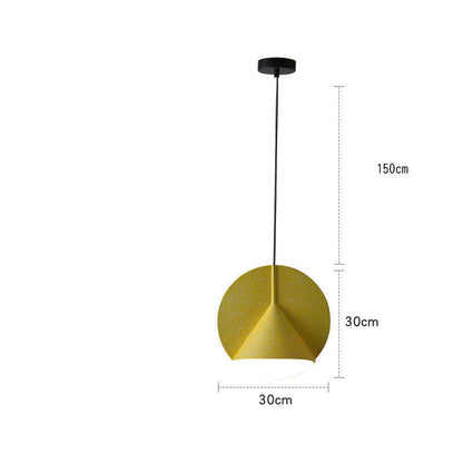 Lampe suspendue à abat-jour coloré à LED moderne Arisha