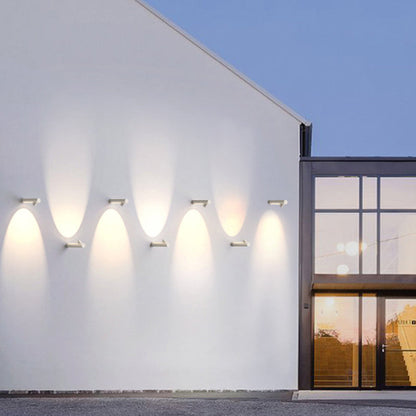 Ray moderne waterdichte buitenwandverlichting, wit en zwart