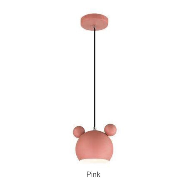 Valentina Mouse Head Pendelleuchte, 5 Farben