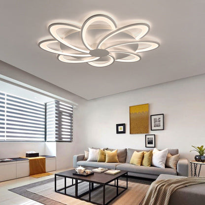 Arisha Flower Shape Ceiling Light White , 2 Style