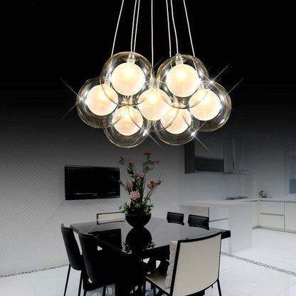 Lampe à suspension moderne à bulles Valentina, 5 styles