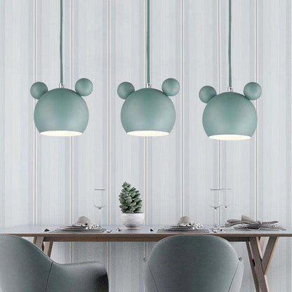 Valentina Mouse Head Pendelleuchte, 5 Farben