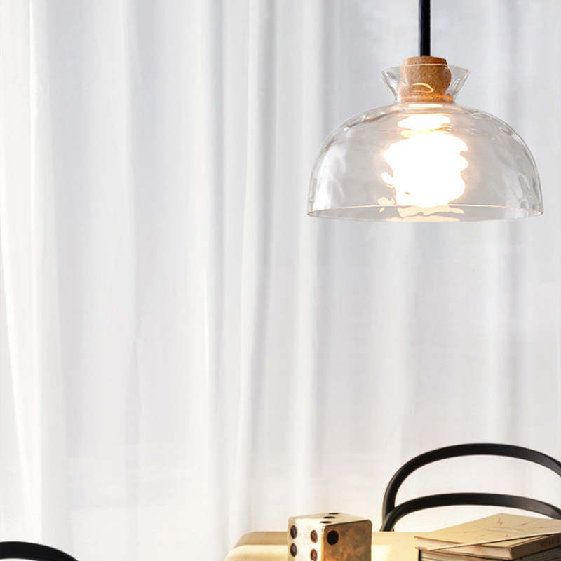 Arisha minimalistische geometrische Glas-Pendelleuchte, Esszimmer