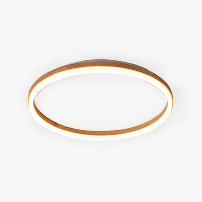 Tomo Flush Mount Ceiling Light Wood