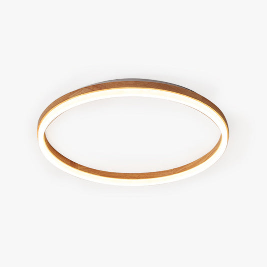 Tomo Flush Mount Ceiling Light Wood