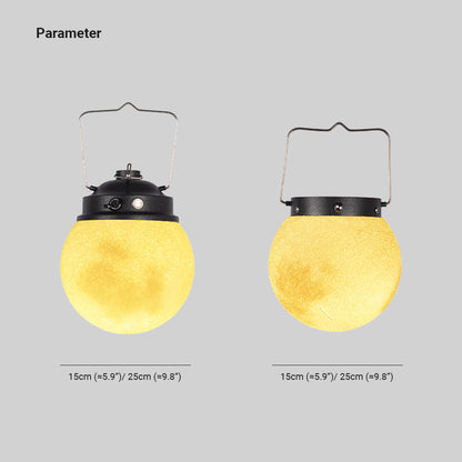 Ray Moon Moderne Bubble Glod Pendelleuchte, Metall/Harz/Fiberglas