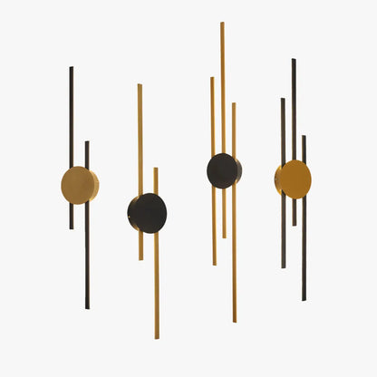 Saela Modern Linear 2 Colour Metal Wall Lamp