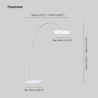 Mira Metal Floor Lamp Living Room/Bedroom