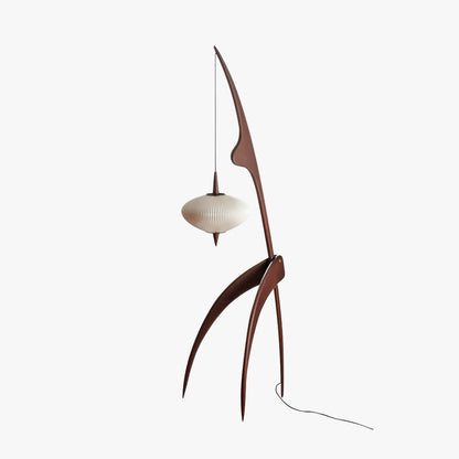 Mira Artificial Paper & Wood Floor Lamp
