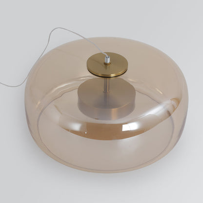 June Morden Glass Pendant Light Clear/Smoky/Amber