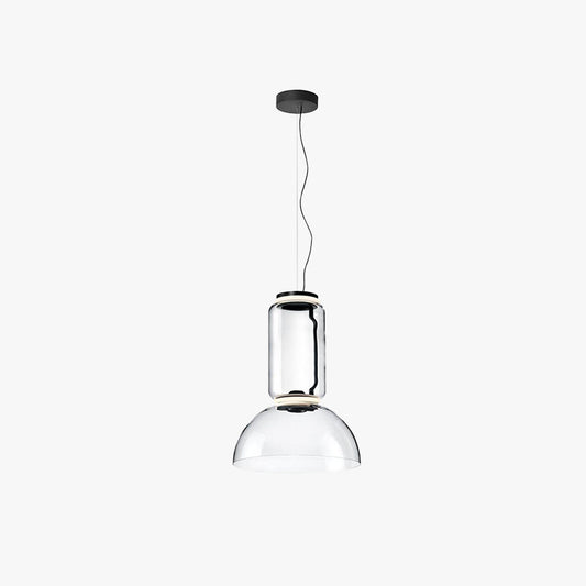 Valentina minimalistische combinatiehanglamp van glas, helder