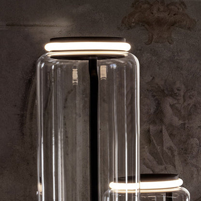 Valentina Minimalist Combination Glass Pendant Light, Clear
