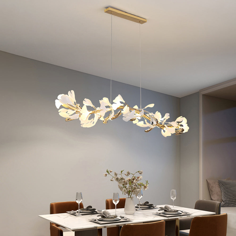 Olivia Lustre Art Déco moderne en métal et céramique, doré