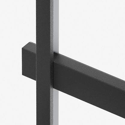 Ray Minimalist Duo-Linear Outdoor Wall Lamp, Black