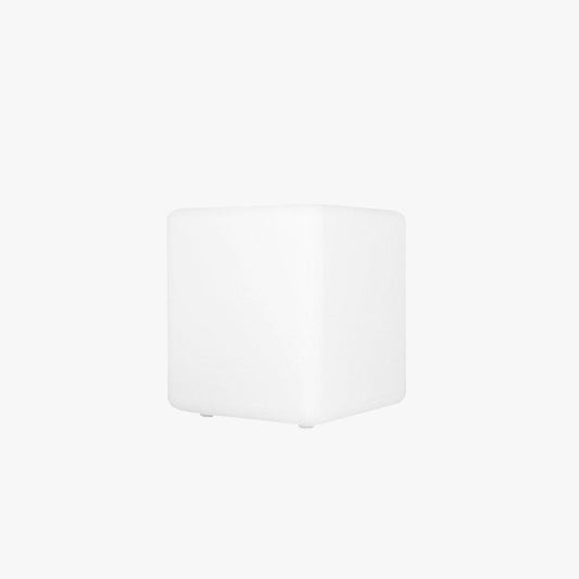 Ray Minimalistische quadratische Bodenleuchte für den Außenbereich, Weiß