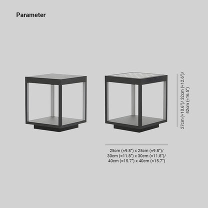 Ferra Contemporary Solar Rechargeable Outdoor Floor Lamp