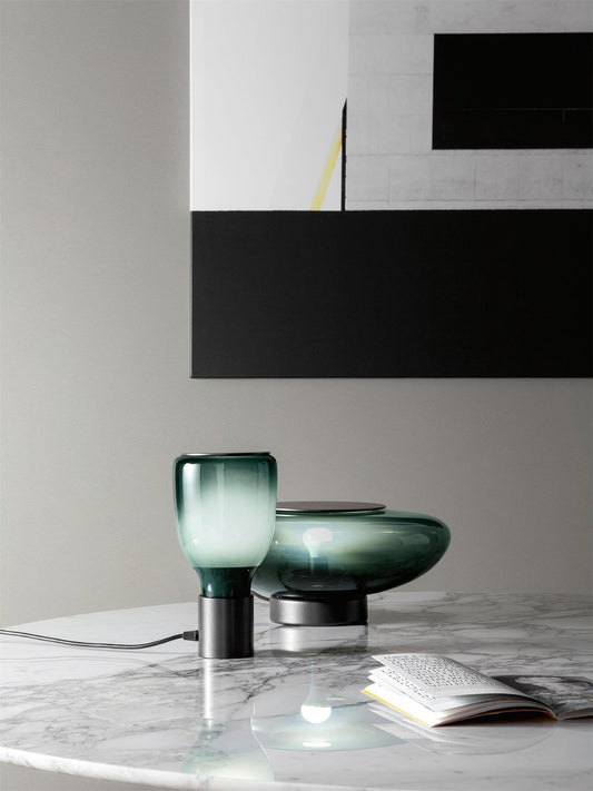 Vathayra  Glass Table Lamp