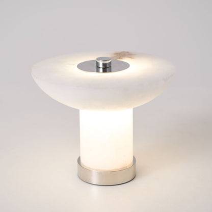 Eurnoran Mushroom Shaped Alabaster Table Lamp