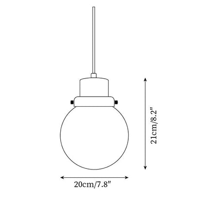 Duvon Globe Pendant Lamp