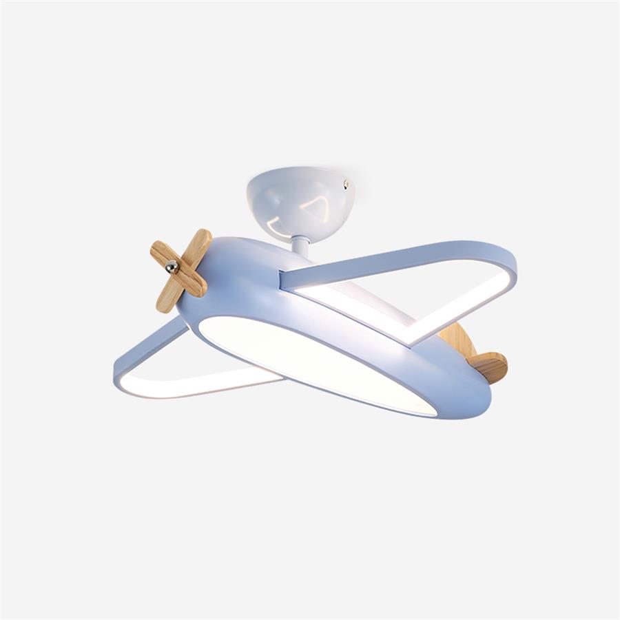 Plafonnier avion pour chambre d'enfant au charme ludique