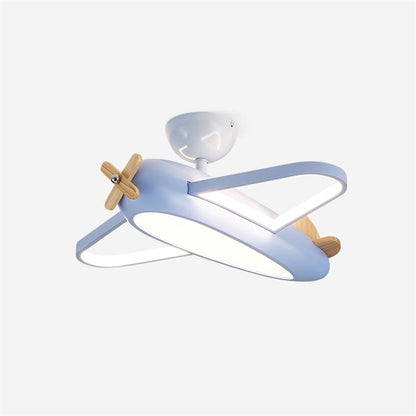Plafonnier avion pour chambre d'enfant au charme ludique