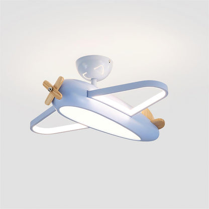 Plafonnier avion pour chambre d'enfant au charme ludique