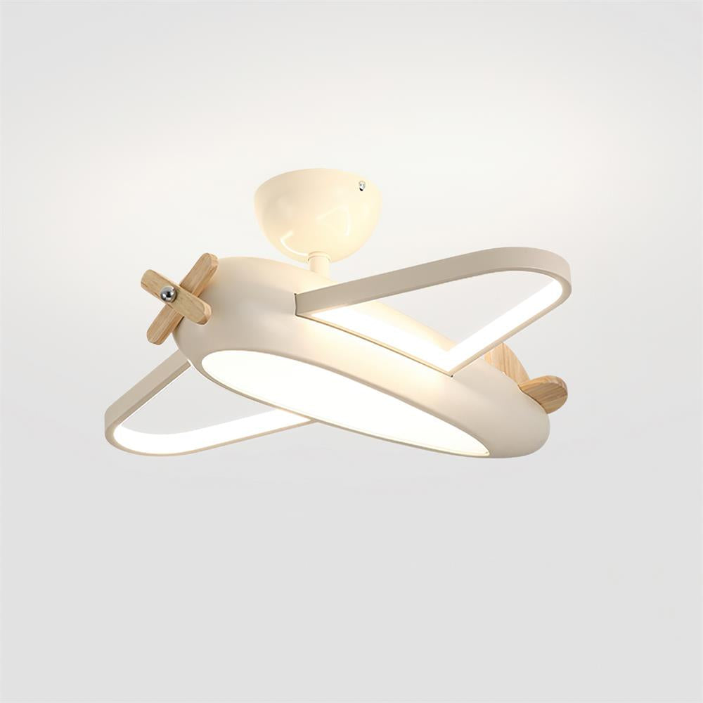 Plafonnier avion pour chambre d'enfant au charme ludique