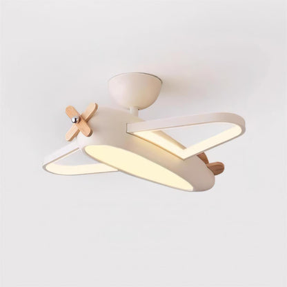 Plafonnier avion pour chambre d'enfant au charme ludique
