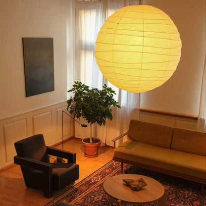 Luna Pendant Light Japanese Paper Globe