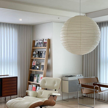 Luna Pendant Light Japanese Paper Globe