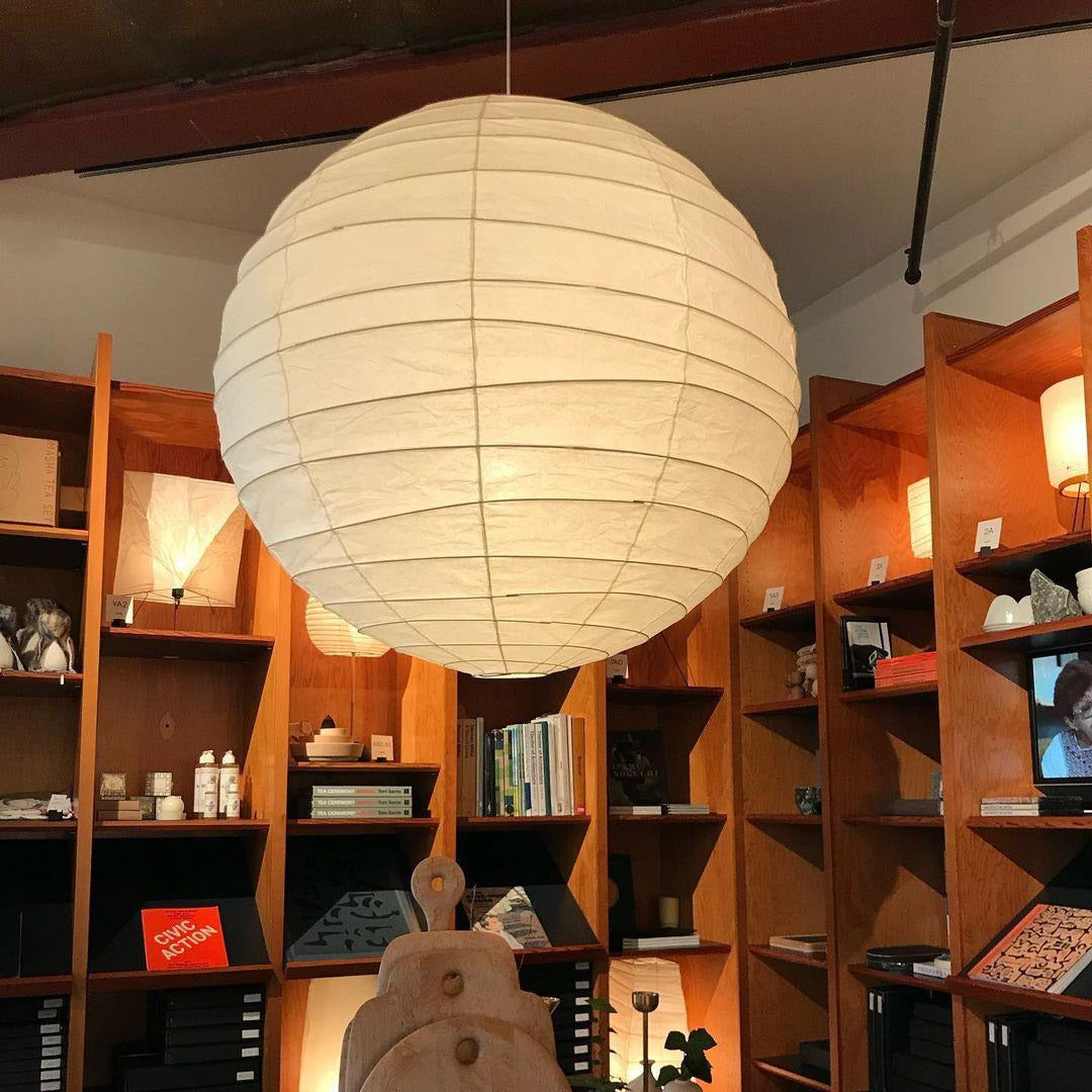 Luna Pendant Light Japanese Paper Globe