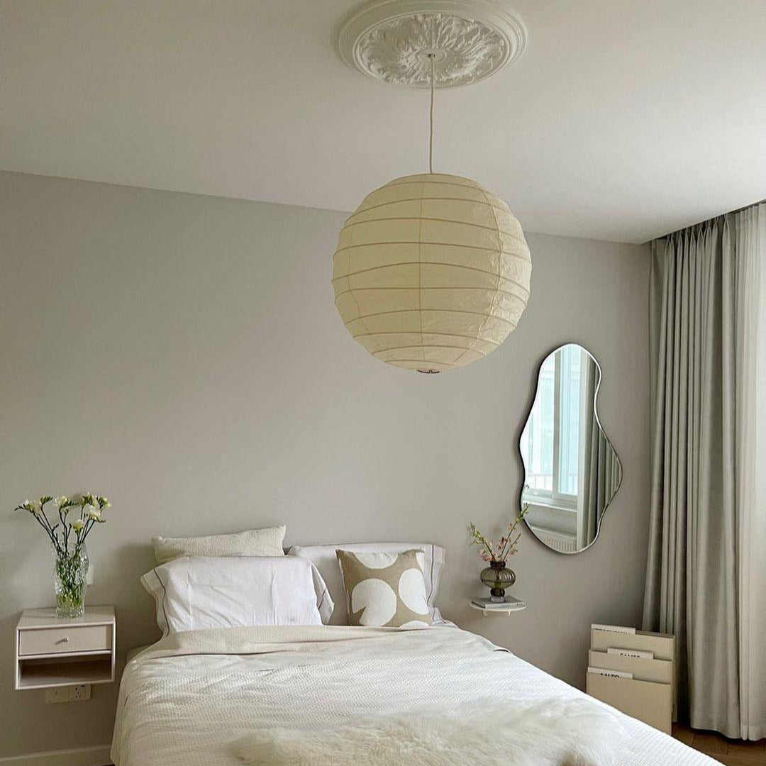 Luna Pendant Light Japanese Paper Globe