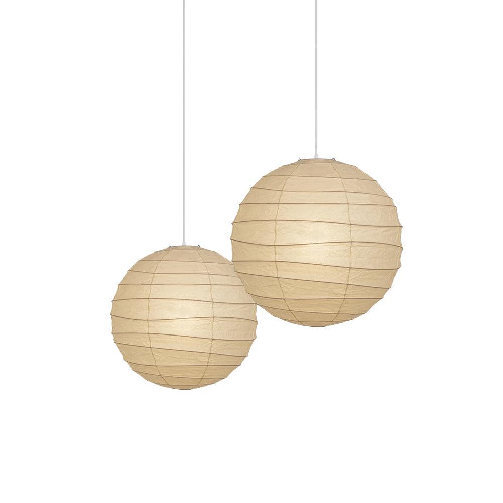 Luna Pendant Light Japanese Paper Globe