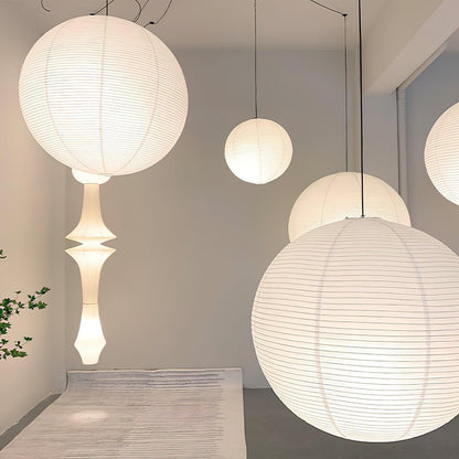 Sylin Pendant Swag Light Mulberry Silk