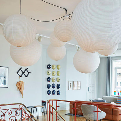 Sylin Pendant Swag Light Mulberry Silk