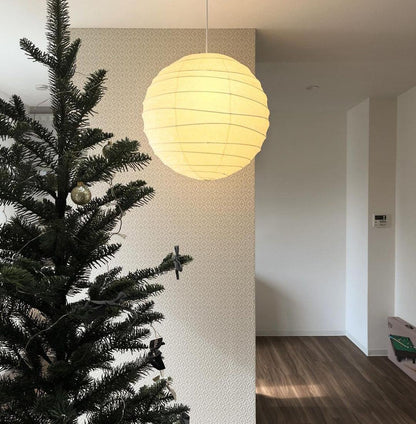 Luna Pendant Light Japanese Paper Globe